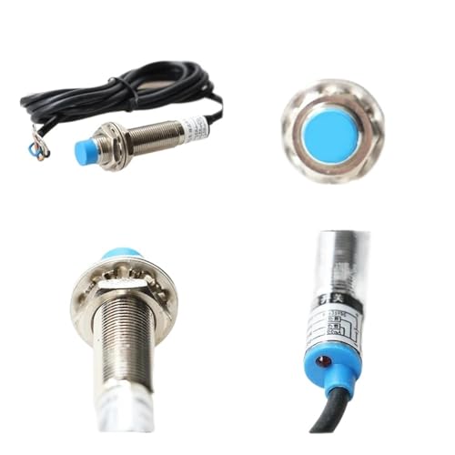 Capteur de proximité inductif M12 distance 4mm AC 90-250V pour détection métaux sans contact