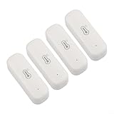 Zigbee Lot de 4 détecteurs de température et d'humidité d'intérieur sans fil avec données ...