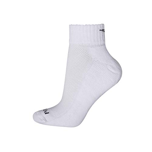 Meia Esportiva Cano Baixo 3 Pares, Penalty, Adulto Unissex, Branco, 33-38