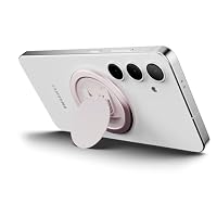 Ohsnap Snap Grip 5, kompatibel mit MagSafe, magnetischer Handy-Griff und drehbarer Ständer, ultradünn, 360° drehbar, klebstofffrei, haftet auf Metall, kabelloses Laden, Adapter im Lieferumfang – Ansicht 4