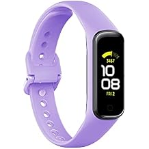Replacement Bands Compatible with Samsung Galaxy Fit2 SM-R220,Silicone Adjustable Classic Accessory Wristband Fitness Straps Compatible with Samsung Galaxy Fit2 for Women Men