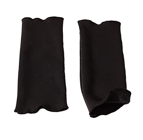 Britta Meier Alpen-Fleece Pulswärmer (Armstulpen) mit Rüschennaht aus der Nähwerkstatt (Schwarz) Cover