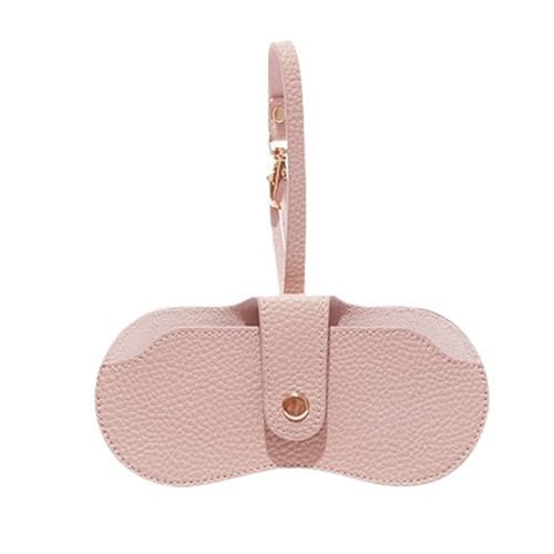 Image of K Luxury Sunglasses Cases with Strap Stotage Bag Leather Reading Eyeglass Case Portable Case Soft Pouch for Women