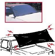Magnetic Windshield Cover! Windshield Cover Holds Securely to Car with Built-in Magnets.