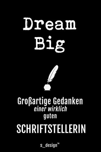 Notizbuch für Schriftsteller / Schriftstellerin: Originelle Geschenk-Idee [120 Seiten liniertes blanko Papier]