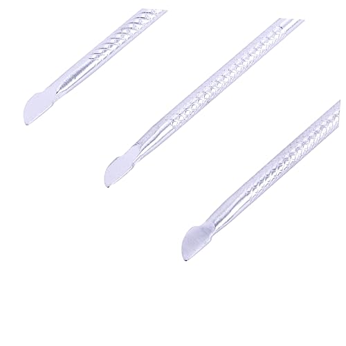 minkissy Dual-end Nail Cuticle Pusher Stainless Steel Remover and Pusher Tool for Manicure