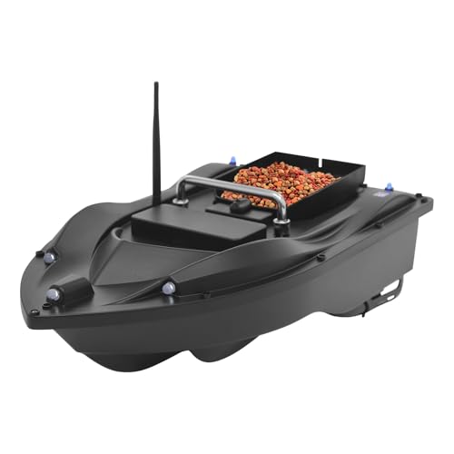 LIWBYYG RC Fishing Bait Boat, Fishing Bait Boat with Remote Control & GPS & 5200mAh Batteries & Carrying Bag for Lake & Reservoir, 1968.5ft Range, 4.4lbs Load Capacity