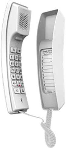 വശം view of Fanvil H2U IP Phone showing wall mount holes.