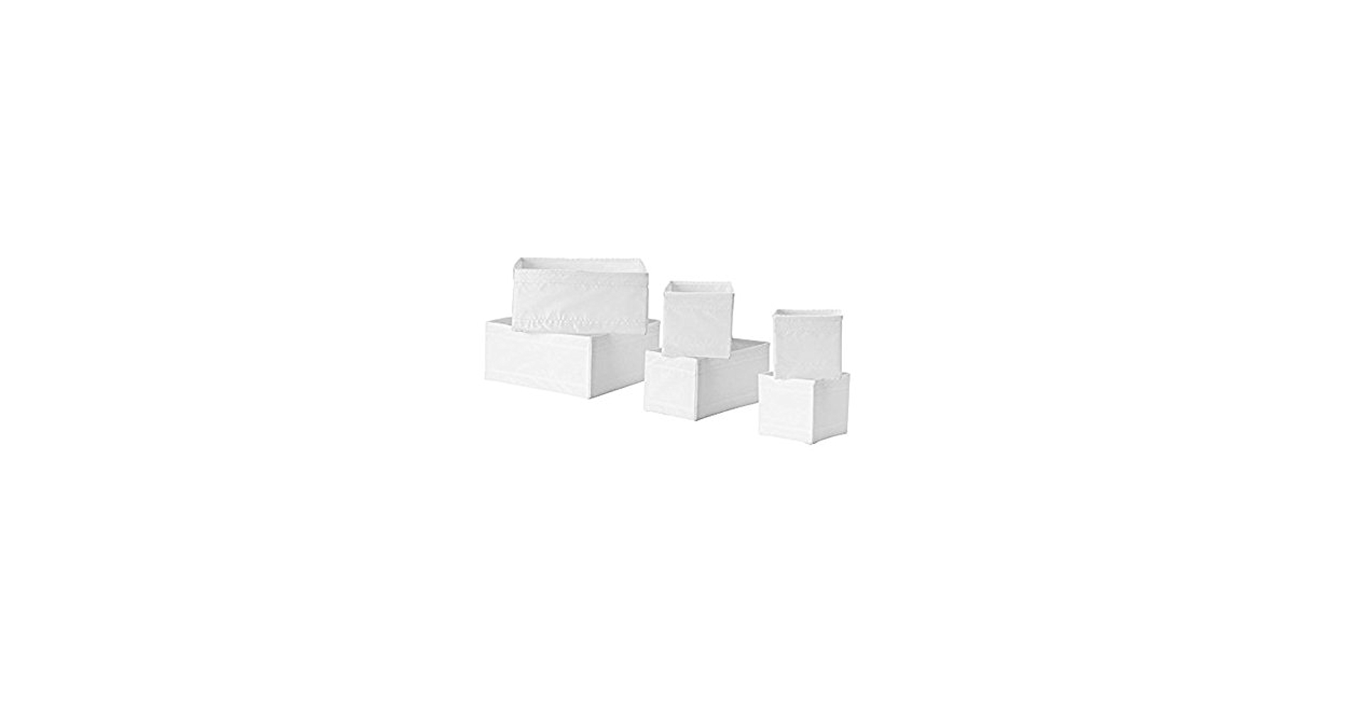 ピーターパンマン　IKEA イケア ✕ OFF-WHITE オフホワイト KUGGIS box with lid, white, 14 ½x21 ¼x8 ¼