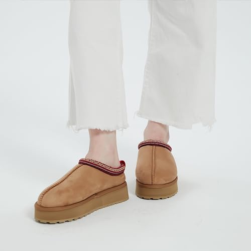 Forfoot Slippers for Women, House Slippers Snow Boots for Women Platform Boots Slipper Ankle Boots