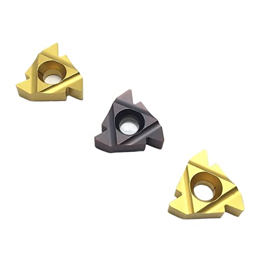 TMP1105 Threaded Inserts Carbide Thread Lathe Cutting Tool CNC Thread Lathe Tool Angle : MMT22ER AG60 VP15TF, Insert Width(mm) : 100PCS