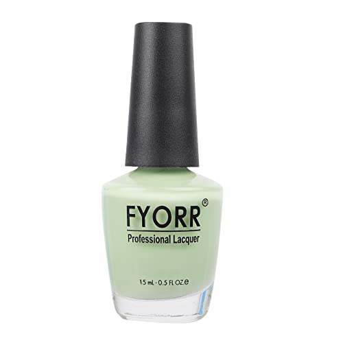 Image of Green Spring Professional Nail Polish | Long Lasting, Quick Dry, Chip Resistant, High Shine Nail Paint | Smooth & Easy Application, Vibrant Trendy Shades for Women & Girls Party Daily Use 15ml
