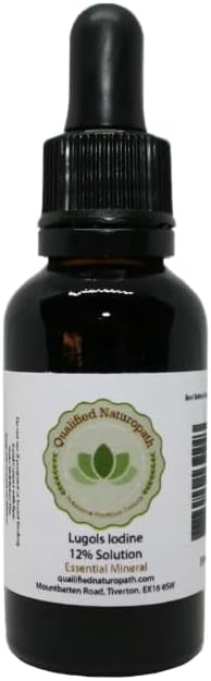 Lugols Iodine Solution 12% - 35ml - with Glass Pipette