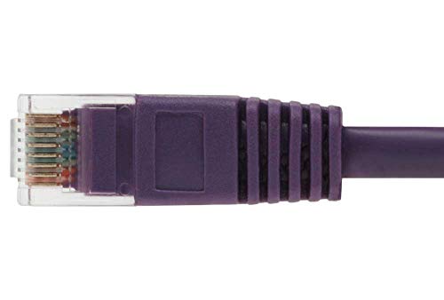 Cable de Red Ethernet Cat 5E UTP 6ft Morado miniatura 4