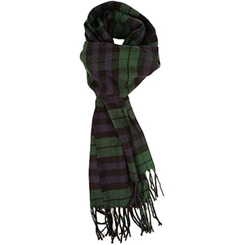 Love Lakeside Soft Cashmere Feel Winter Plaid Scarf Camel, Black Plaid Cover