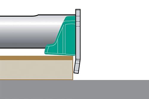 wolfcraft Hammer Pulling Ledge I 6945000 I 3-in-1 product for joint-free connection of laminate and parquet