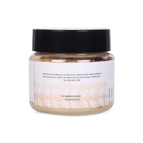 Image of Mud Facepack for Daily Skin Care | Lightweight for Hydration & Soothing Feel | Helps Refresh, Support Soft Texture & Moisturized | Multiuse for Healthy Looking Face & Body Skin