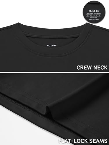 2T to Youth Boys Compression Shirt Toddler Kids Long Sleeve Baseball Football Undershirt Girls Quick Dry Athletic Base Layer3