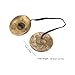 1Pair Durable Copper Yoga Cymbals Spiritual Mindfulness Instrument for Rituals Ethnic Music Celebratory Events