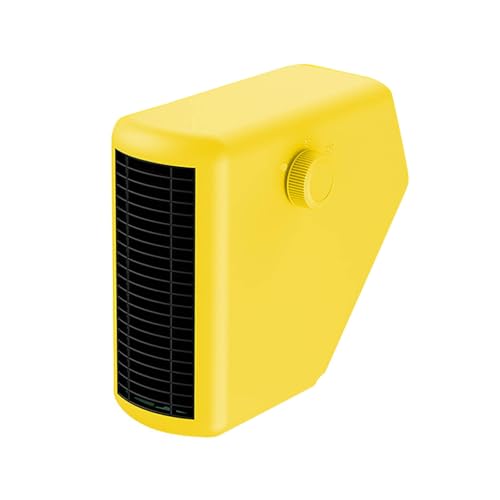 UDMGQDFR Calefactor De Sobremesa Pequeño, Calefactor De Bajo Consumo, Protección contra Sobrecalentamiento, Calefactores Eléctricos De Espacio, para Interior De Oficinas(Yellow)