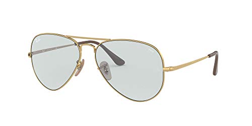 Image of Ray-Ban Unisex Polarized Pilot Sunglasses - 0RB3689