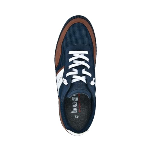 Image of Bugatti Men's Blue Lace-up Casual Sneakers 331US