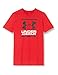 Under Armour UA GL Foundation Short Sleeve Tee, Maglietta a maniche corte Uomo, Rosso (Red / White / Black) , M