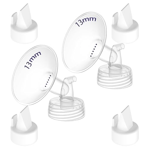 13mm Flange and Duckbill Valve Compatible with Spectra S1 S2 9 Plus Include 2-Pack 13MM Flanges and 4-Pack Duckbill Valves Not Original Replace Accessories