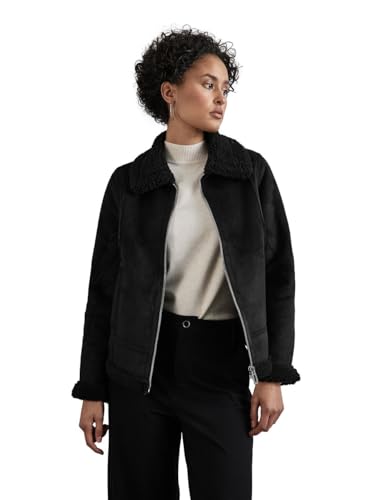 Veste courte Street One A201959 femme avec fausse fourrure peluche pour l'automne et l'hiver