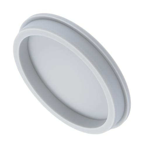 Image of MECCANIXITY High Temp Silicone Plug Mount Dia 136.5mm /5.37 Inch T Shaped Rubber Stopper Hole Plugs for Powder Coating Plating Waterproof Sealing Plugs Grey Pack of 1(OD 145mm /5.71 Inch)
