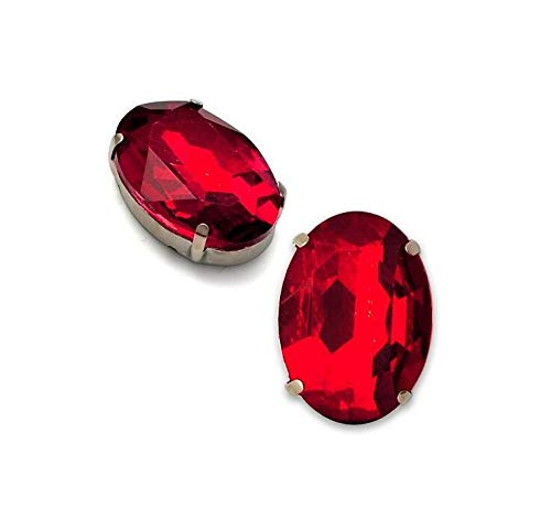 Amazon | 台座付き ガラス製ラインストーン 手芸用ビジュー パーツ