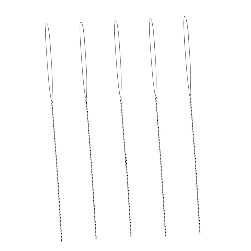 Housoutil 5pcs Superfine Beading Needles Set Bead Threading Making Tools for Jewelry Making Accessories Craft Projects Fine Technology for Durability