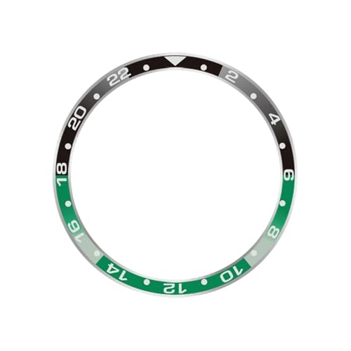 Bague de lunette en acier pour montre S3 et S4 protection metal noir