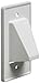 Arlington Industries CE1-10 1-Gang Recessed Low Voltage Cable Plate, White, 10-Pack
