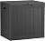 WTFGO Outdoor Storage Box, Resin Deck Boxes Outdoor Waterproof For Patio Furniture, Garden Tools, Pool Supplies, Durable And UV Resistant, Lockable (31 Gallon, Black)
