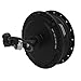 36V 500W Electric Bicycle Rear Hub Motor, 9-Pin Brushless Geared Wheel, Aluminum Alloy Rim for Mountain Bike, Compatible with 16-700c Wheels, Lithium Battery Conversion