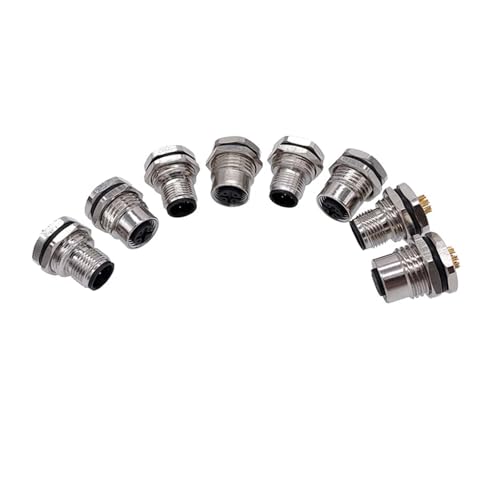 Conector M12 hembra 4 pines soluciona cortes de señal en panel M16 3