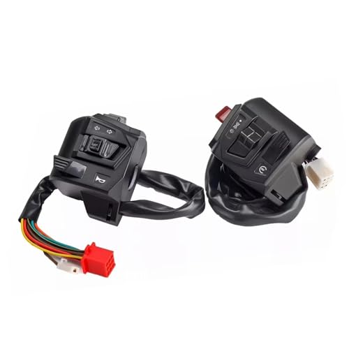Interrupteur de klaxon de moto clignotant phare et bouton démarreur électrique 22 mm