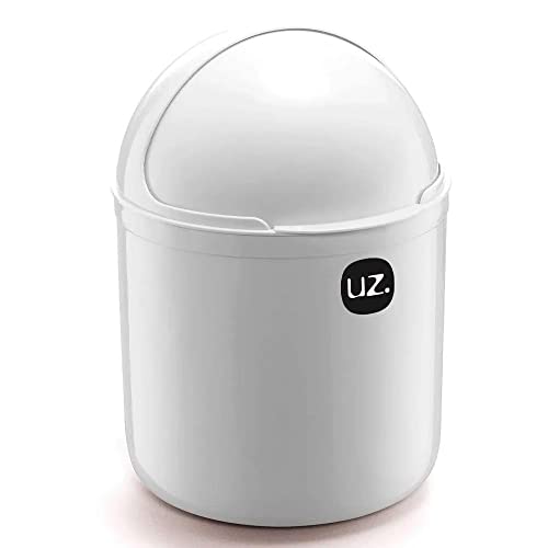 Uz Utilidades, Uz350Br, Lixeira Plastica De Cozinha Pia Com Tampa Capacete E Abertura Frontal 4 Litr