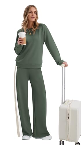 XIEERDUO 2 Piece Sets for Women Fall Fashion Must Have Teachers Airport Outfits 2025 Winter Clothing Lounge Sets Sweatsuits3
