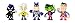 DC Comics Teen Titans Go! to The Movies Mini Figures 5-Pack