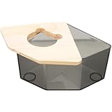 Les à sable pour hamsters permettent non seulement d'observer vos petits animaux, mais peuvent aussi servir d'accessoires de décoration pour leur cage