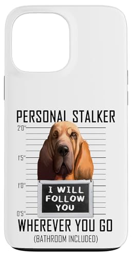 �p�[�\�i���X�g�[�J�[�h�b�O�u���b�h�n�E���h���͂��Ȃ��ɏ]���܂� Bloodhound Dog �X�}�z�P�[�X iPhone 13 Pro Max �p