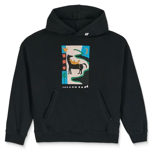 Sweat a capuche Volcom Watanite sweat-shirt noir de glisse