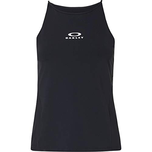 Oakley Women's Raceback Tank,Large,Blackout