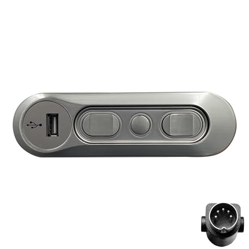Power Recliner Kaidi 5 Button 5 Pin Switch Model KDH127H-001 Hand Control Replacement with USB Port for Electric Sofa