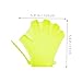 Totority 4Pcs Water Resistance Swimming Gloves for Training Hand Covers for Enhanced for Beginners Unisex Diving Auxiliary Mittens Fluorescent