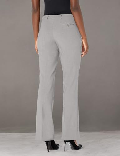 Image of Calvin Klein Women's Classic Fit Straight Leg Lux Suit Pants