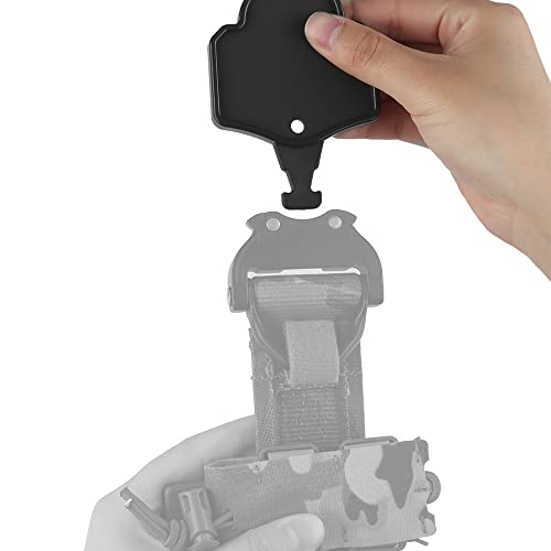 Tactical Gürtel Aufhänger Haken für Cobra Schnalle Gürtel/Display Organizer Schnalle Einsatz Jagd Militär Kampf Gürtel Haken Zubehör (2pcs)