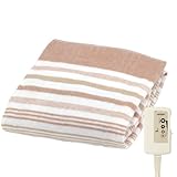 ライフジョイ 電気毛布 日本製 敷き シングル ブラウン 130cm×80cm 洗える 省エネ JBS401B